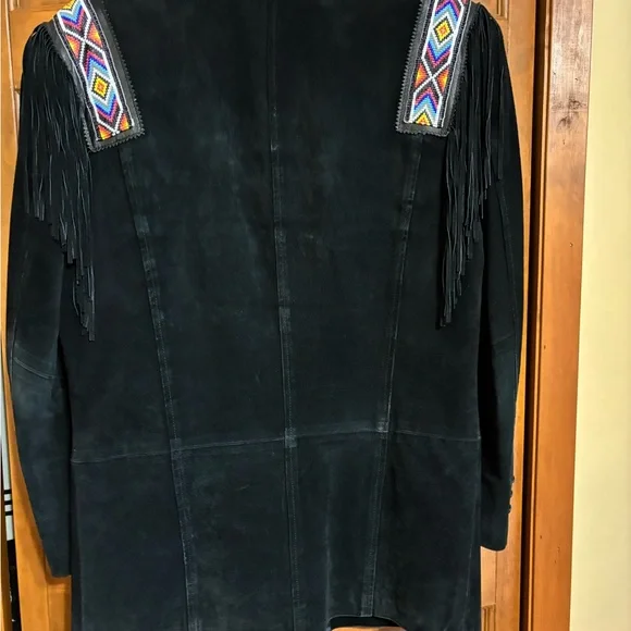 Men’s Black Pigskin Suit Coat